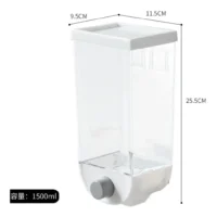 DISPENSADOR DE PARED PARA CEREAL/GRANOS/DULCES/FRUTOS SECOS