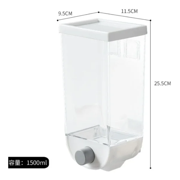 DISPENSADOR DE PARED PARA CEREAL/GRANOS/DULCES/FRUTOS SECOS