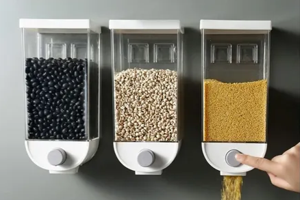 DISPENSADOR DE PARED PARA CEREAL/GRANOS/DULCES/FRUTOS SECOS