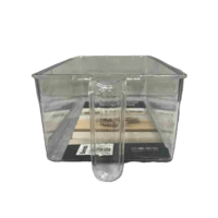 RECIPIENTE ORGANIZADOR DE PLASTICO TRANSPARENTE PARA REFRIGERADORA