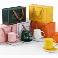 TAZA CON CALENTADOR ELECTRICO PARA CAFE/LECHE/TE