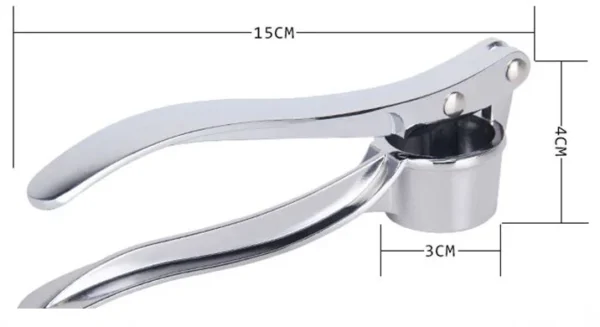 PRENSA DE AJO DE ACERO INOXIDABLE