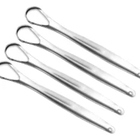 LIMPIADOR LINGUAL X2 UNIDADES DE ACERO INOXIDABLE