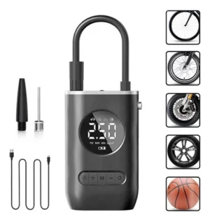 INFLADOR DE LLANTAS PORTATIL PARA CUALQUIER TIPO DE VEHICULO