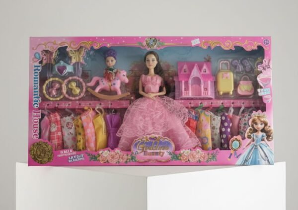 SET DE MUÑECA Y ACCESORIOS